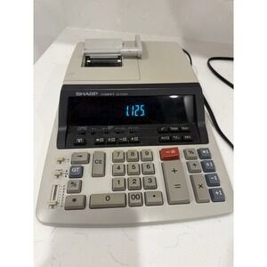 Sharp Compet QS-2760H Printer Adding Machine Calculator 12-Digit Great Condition